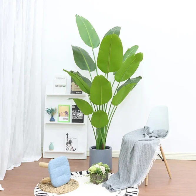 Bird of Paradise Perfect Potted พืชประดิษฐ์สำหรับในร่ม