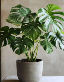 Monstera (มอนสเตอร่า) ต้นไม้ฟอกอากาศ พร้อมกระถาง